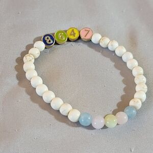 Magnesite & Morganite Good Trouble Bracelet